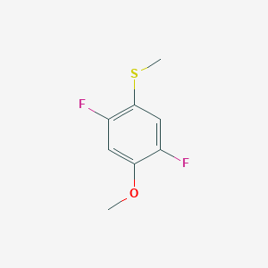 molecular formula C8H8F2OS B15502874 (2,5-Difluoro-4-methoxyphenyl)(methyl)sulfane 