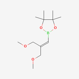 2-[3-methoxy-2-(methoxymethyl)prop-1-enyl]-4,4,5,5-tetramethyl-1,3,2-dioxaborolane