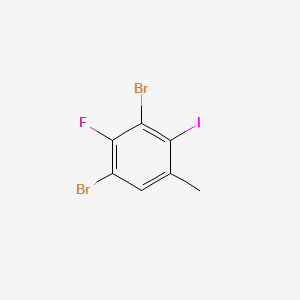 1,3-Dibromo-2-fluoro-4-iodo-5-methylbenzene