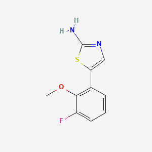 5-(3-Fluoro-2-methoxyphenyl)thiazol-2-amine