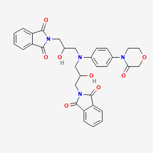 2,2'-((2S,2'S)-((4-(3-oxomorpholino)phenyl)azanediyl)bis(2-hydroxypropane-3,1-diyl))bis(isoindoline-1,3-dione)