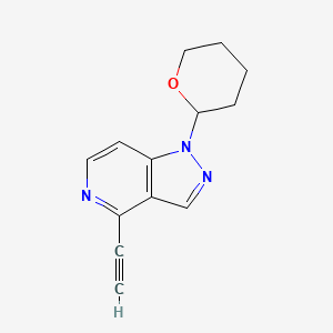 4-Ethynyl-1-(tetrahydro-2H-pyran-2-yl)-1H-pyrazolo[4,3-c]pyridine