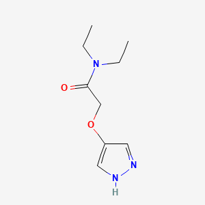 2-((1H-Pyrazol-4-yl)oxy)-N,N-diethylacetamide