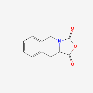 molecular formula C11H9NO3 B15503223 10,10a-dihydro-5H-[1,3]oxazolo[3,4-b]isoquinoline-1,3-dione 