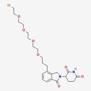 Phthalimidinoglutarimide-C3-O-PEG3-C2-Br