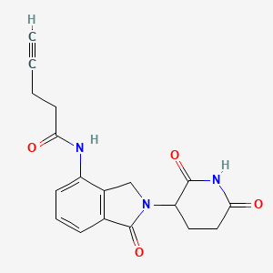 molecular formula C18H17N3O4 B15503274 Lenalidomide-CO-C2-alkyne 