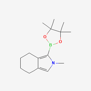 2-methyl-1-(4,4,5,5-tetramethyl-1,3,2-dioxaborolan-2-yl)-4,5,6,7-tetrahydroisoindole