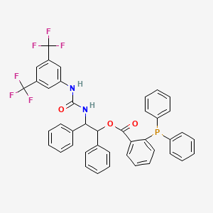 (1R,2S)-2-(3-(3,5-Bis(trifluoromethyl)phenyl)ureido)-1,2-diphenylethyl 2-(diphenylphosphino)benzoate