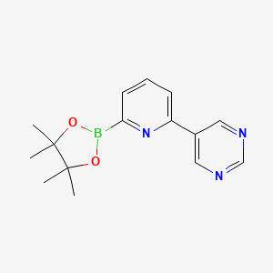 6-(5-Pyrimidyl)pyridine-2-boronic acid pinacol ester