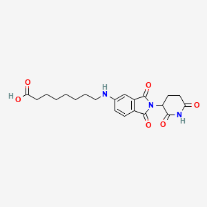 8-((2-(2,6-Dioxopiperidin-3-yl)-1,3-dioxoisoindolin-5-yl)amino)octanoic acid