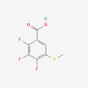 2,3,4-Trifluoro-5-(methylthio)benzoic acid