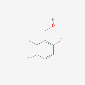 molecular formula C8H8F2O B15503423 3,6-Difluoro-2-methylbenzyl alcohol 