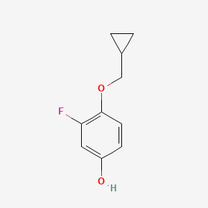 4-(Cyclopropylmethoxy)-3-fluorophenol