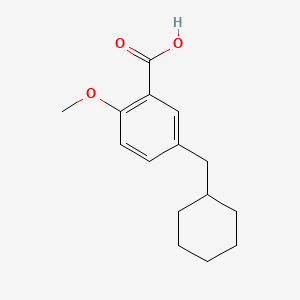 5-(Cyclohexylmethyl)-2-methoxybenzoic acid