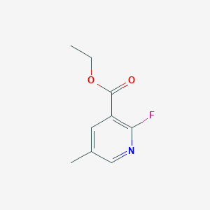 molecular formula C9H10FNO2 B15503498 Ethyl 2-fluoro-5-methylnicotinate 