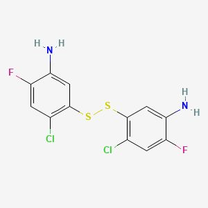 5,5'-Disulfanediylbis(4-chloro-2-fluoroaniline)