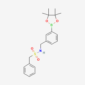 1-Phenyl-N-(3-(4,4,5,5-tetramethyl-1,3,2-dioxaborolan-2-yl)benzyl)methanesulfonamide