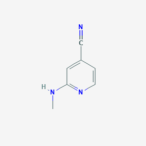 B155036 2-(Methylamino)pyridine-4-carbonitrile CAS No. 137225-13-9