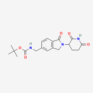 tert-Butyl ((2-(2,6-dioxopiperidin-3-yl)-1-oxoisoindolin-5-yl)methyl)carbamate