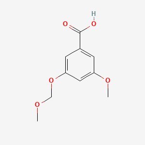 molecular formula C10H12O5 B15503670 3-Methoxy-5-(methoxymethoxy)benzoic acid 