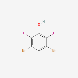 molecular formula C6H2Br2F2O B15503684 3,5-Dibromo-2,6-difluorophenol 