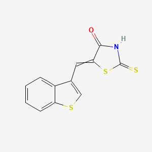 5-(1-Benzothiophen-3-ylmethylidene)-2-sulfanylidene-1,3-thiazolidin-4-one