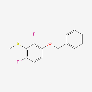 (3-(Benzyloxy)-2,6-difluorophenyl)(methyl)sulfane