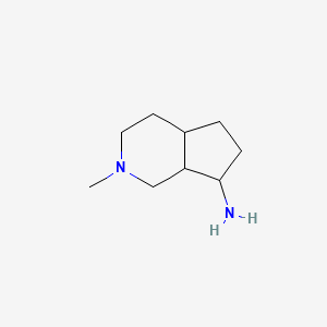 2-Methyloctahydro-1H-cyclopenta[c]pyridin-7-amine