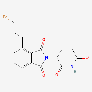 molecular formula C16H15BrN2O4 B15503828 Thalidomide-C3-Br 