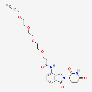 molecular formula C25H31N3O8 B15503848 Lenalidomide-CO-PEG4-propargyl 