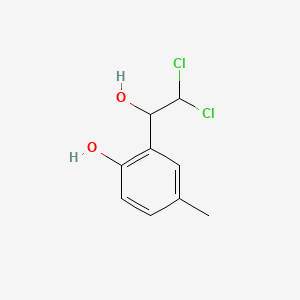 2-(2,2-Dichloro-1-hydroxyethyl)-4-methylphenol