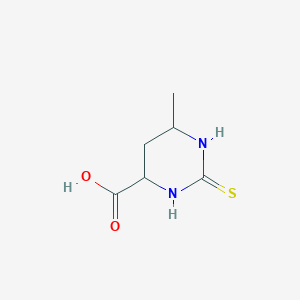 6-Methyl-2-sulfanylidene-1,3-diazinane-4-carboxylic acid