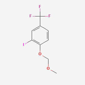 2-Iodo-1-(methoxymethoxy)-4-(trifluoromethyl)benzene