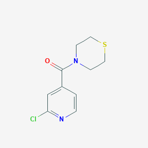 molecular formula C10H11ClN2OS B15503891 (2-Chloropyridin-4-yl)(thiomorpholino)methanone 