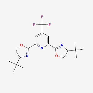 2,6-Bis[(4S)-4-(1,1-dimethylethyl)-4,5-dihydro-2-oxazolyl]-4-(trifluoromethyl)pyridine