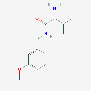 molecular formula C13H20N2O2 B15503923 2-amino-N-[(3-methoxyphenyl)methyl]-3-methylbutanamide 