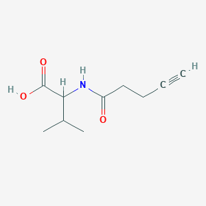 molecular formula C10H15NO3 B15503987 Pent-4-ynoylvaline 