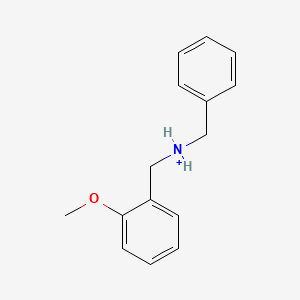 (2-Methoxyphenyl)methyl-(phenylmethyl)ammonium