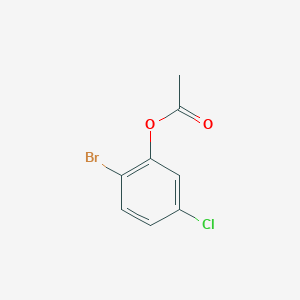 2-Bromo-5-chlorophenyl acetate