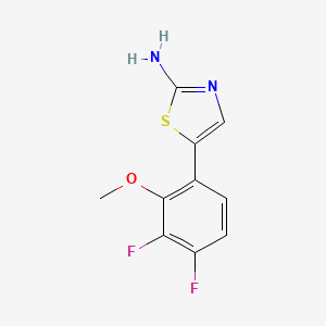 5-(3,4-Difluoro-2-methoxyphenyl)thiazol-2-amine