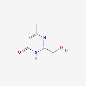 2-(1-hydroxyethyl)-6-methylpyrimidin-4(3H)-one