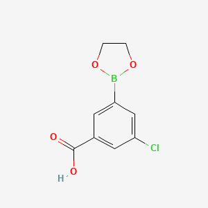 3-Chloro-5-(1,3,2-dioxaborolan-2-yl)benzoic acid