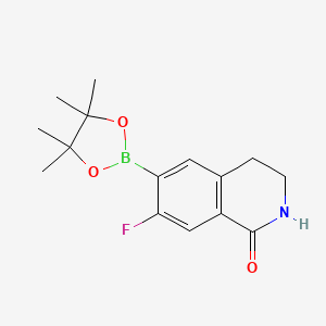 7-fluoro-6-(4,4,5,5-tetramethyl-1,3,2-dioxaborolan-2-yl)-3,4-dihydro-2H-isoquinolin-1-one