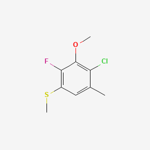 (4-Chloro-2-fluoro-3-methoxy-5-methylphenyl)(methyl)sulfane