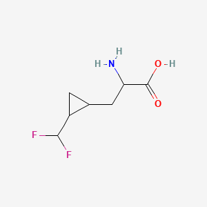 (2R)-2-amino-3-[(1R,2S)-2-(difluoromethyl)cyclopropyl]propanoic acid