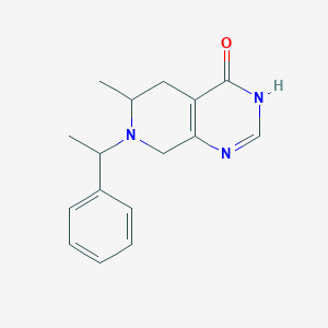 (R)-6-Methyl-7-((S)-1-phenylethyl)-5,6,7,8-tetrahydropyrido[3,4-d]pyrimidin-4-ol