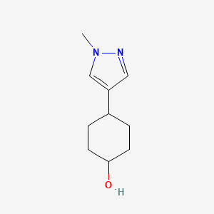 cis-4-(1-Methylpyrazol-4-yl)cyclohexanol