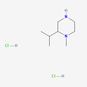 molecular formula C8H20Cl2N2 B15504317 2-Isopropyl-1-methylpiperazine dihydrochloride 