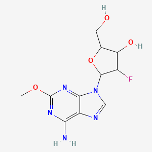 (2R,3R,4S,5R)-5-(6-amino-2-methoxy-9H-purin-9-yl)-4-fluoro-2-(hydroxymethyl)oxolan-3-ol