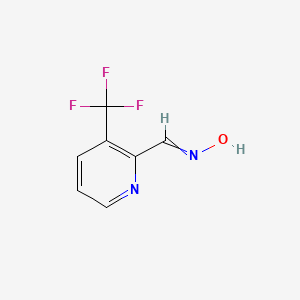 N-[[3-(trifluoromethyl)pyridin-2-yl]methylidene]hydroxylamine